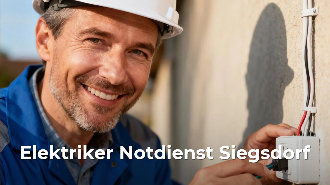 Qualifizierter Elektriker-Notdienst – Siegsdorf