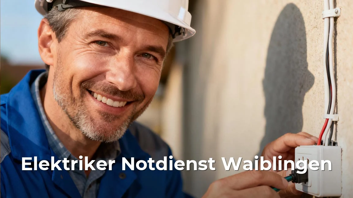 Qualifizierter Elektriker-Notdienst – Waiblingen